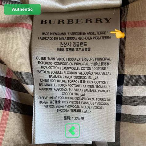 burberrys of london label|check burberry serial number.